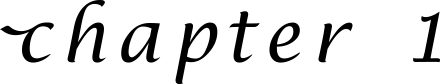 CHAPTER1 logo